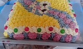 Barevný dort k 18 (dort)