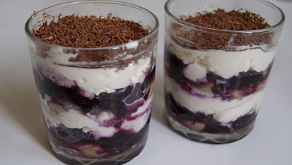 Borůvkové tiramisu