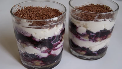 Borůvkové tiramisu