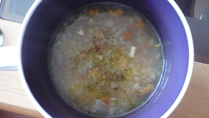 Brambůrka s liškami a čerstvou majoránkou
