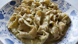 Celozrnné fettuccine s brokolicovo-gorgonzolovou omáčkou