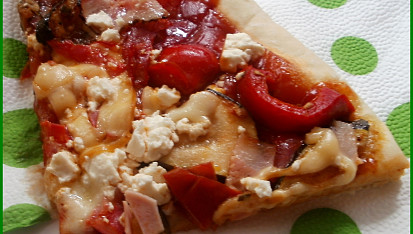 "Crisp" pizza s grilovanou zeleninou