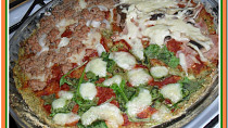 Cuketová „pizza“ tří chutí a vůní