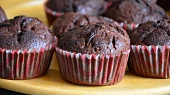 Cuketové muffiny s kakaem