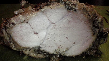 Dlouho pečená plec na tymiánu