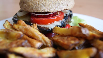 Domácí portobello burgery