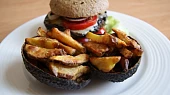 Domácí portobello burgery