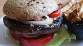 Domácí portobello burgery
