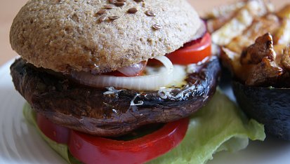 Domácí portobello burgery