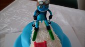 Dort CRAZY FROG na lyžích