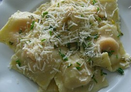 Dýňové ravioli