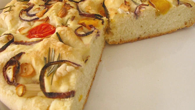 Focaccia zo zemiakového cesta
