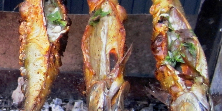 Grilované makrely s libečkem