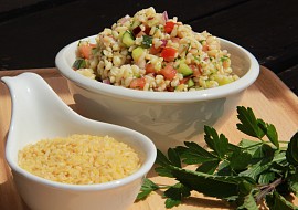 Hrníčkový salát Tabbouleh