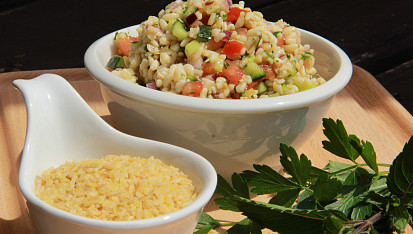 Hrníčkový salát Tabbouleh