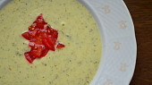 Italská krémová cuketová polévka