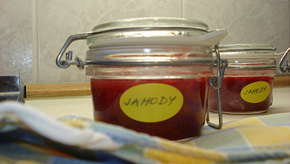 Jahodovo-banánová marmeláda