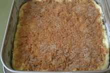 neupečený koláč
