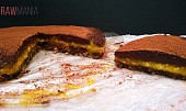 Mangový koláč s čokoládovou polevou (Mangový koláč)