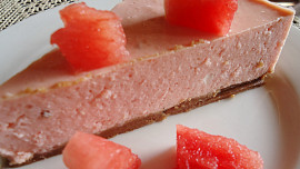 Melounový cheesecake