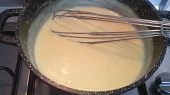Mini rohlíčky z listového těsta, puding