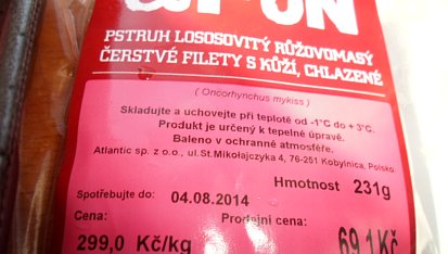 Pstruh lososovitý na červeném víně a smetaně