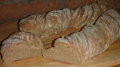 Rustikálny ždímaný chléb