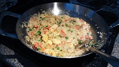 Čínská smažená rýže na curry - videoškola