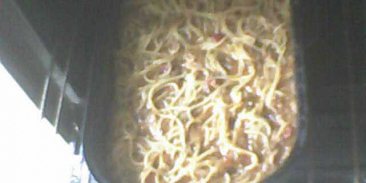 Špagety a lá Iveta (Omlouvám se za kvalitu, foceno  webkamerou)