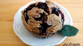 Teffové muffiny s černým rybízem bez lepku, mléka a vajec