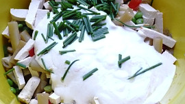 Zeleninový salát s tofu