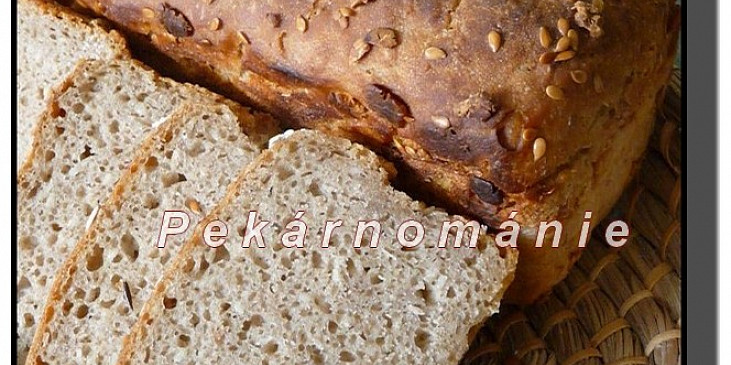 Žitno-pšeničný (90/10%) chleba se sezamem
