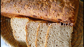 Žitno-pšeničný (90/10%) chleba se sezamem