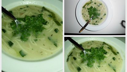 Česneková polévka po provensálsku