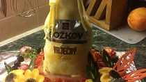 Chlebový dort - vaječný koňak