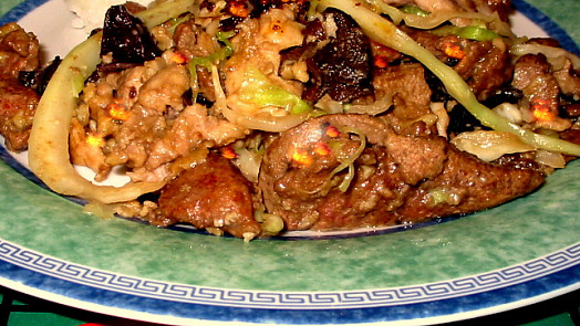 Maso dvou barev - čínská kuchyně