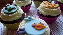 Cupcakes mandlovo kakaové
