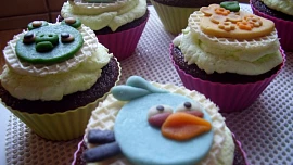 Cupcakes mandlovo kakaové