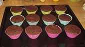 Cupcakes mandlovo kakaové
