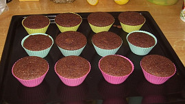 Cupcakes mandlovo kakaové