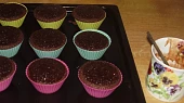Cupcakes mandlovo kakaové