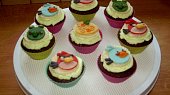 Cupcakes mandlovo kakaové