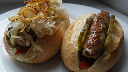 Domácí hot dog