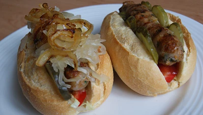 Domácí hot dog
