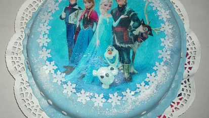 Dort Frozen s jedlým papírem