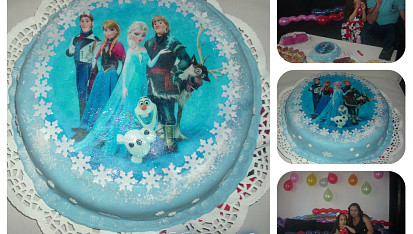 Dort Frozen s jedlým papírem