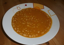 Jednoduchá fazolová polévka