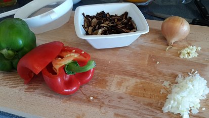 Houbové mini-pizzy