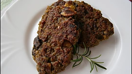 Houbovo-masové placičky na grilu, v pánvi nebo v troubě
