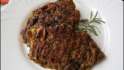 Houbovo-masové placičky na grilu, v pánvi nebo v troubě